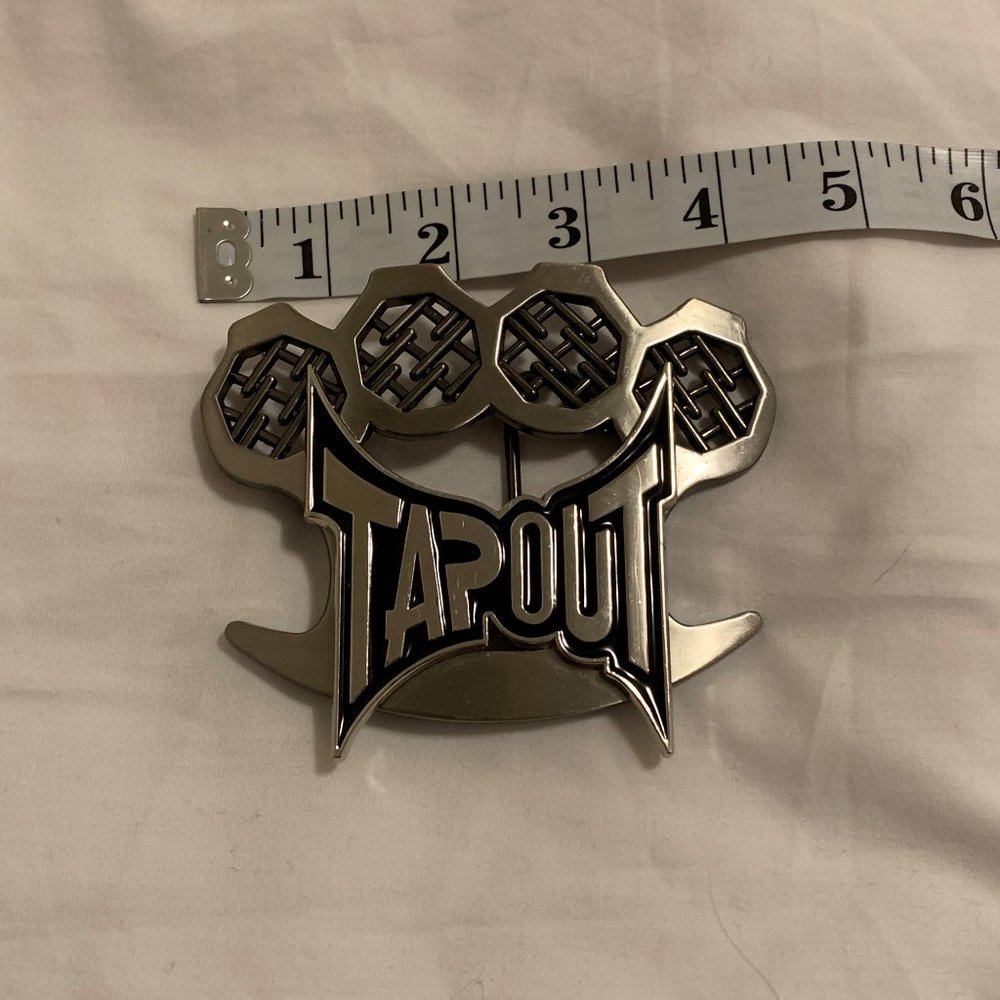 Tap Out Large Metal Belt Buckle 1.5"- 4 Octagon